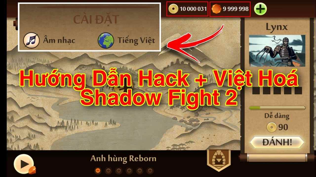 Hướng dẫn cài đặt Shadow Fight 2 MOD APK