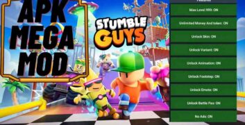 Tải Stumble Guys MOD APK 0.84.5 (Vô Hạn Tiền, Level 9999, Chạy Tốc Độ, Bay) image